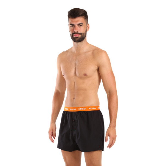 3PACK Boxers para homem HUGO preto (50518079 961)