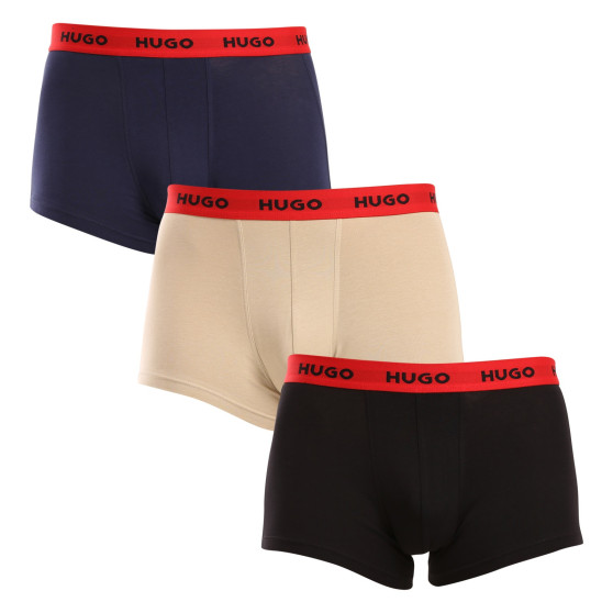 3PACK Boxers para homem HUGO multicolorido (50517878 962)