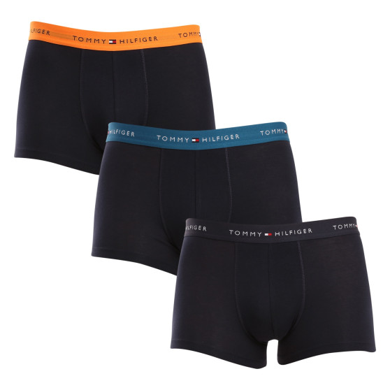 3PACK Boxers para homem Tommy Hilfiger azul escuro (UM0UM02763 0VH)