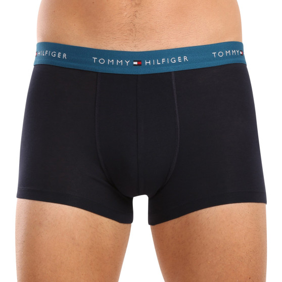 3PACK Boxers para homem Tommy Hilfiger azul escuro (UM0UM02763 0VH)