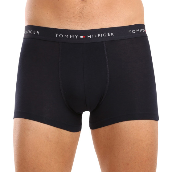 3PACK Boxers para homem Tommy Hilfiger azul escuro (UM0UM02763 0VH)