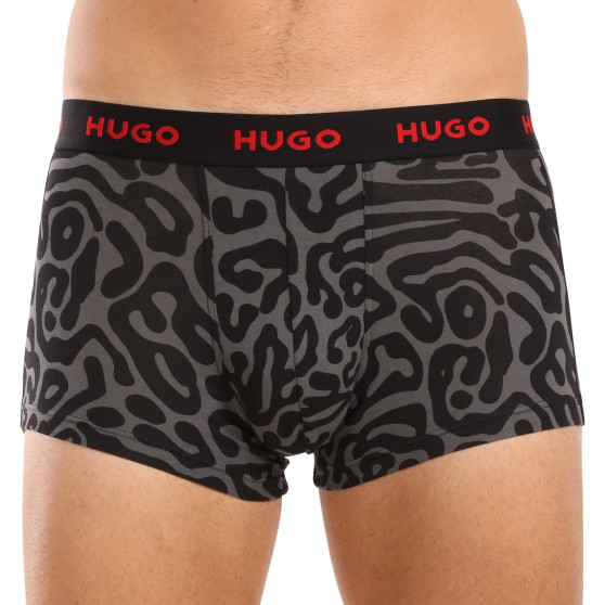 3PACK Boxers para homem HUGO multicolorido (50517894 974)