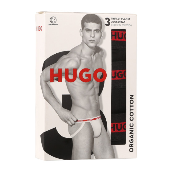 3PACK calções para homem HUGO preto (50517882 001)