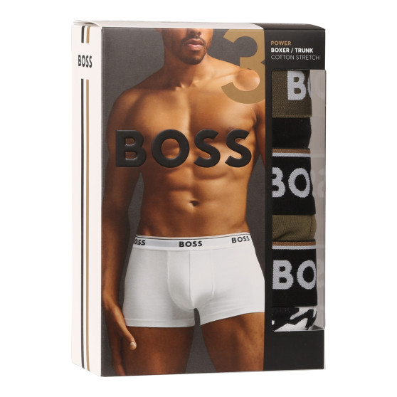 3PACK Boxers para homem BOSS multicolorido (50517829 965)