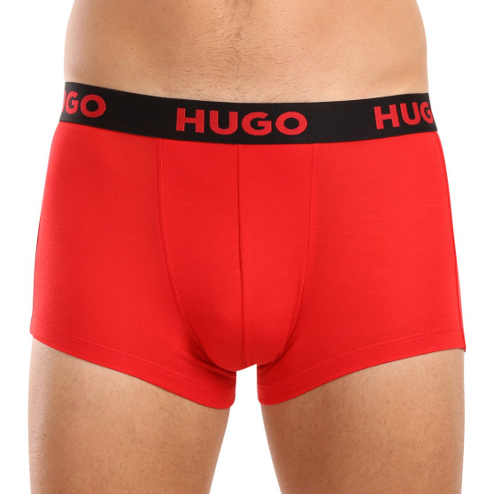 3PACK Boxers para homem HUGO multicolorido (50496723 982)