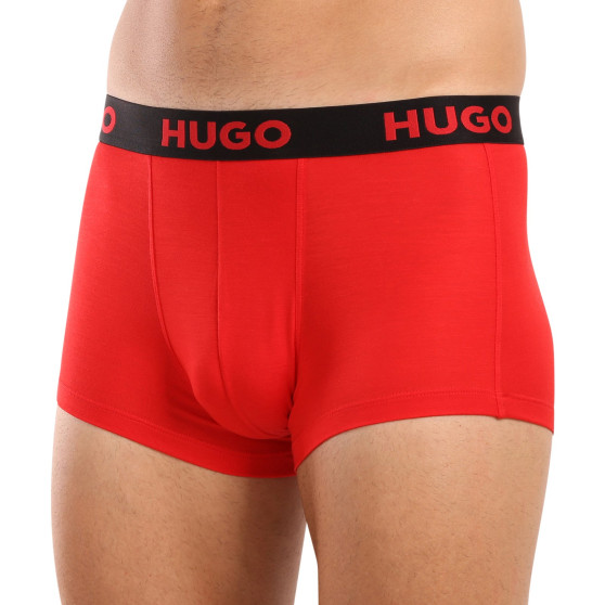 3PACK Boxers para homem HUGO multicolorido (50496723 982)