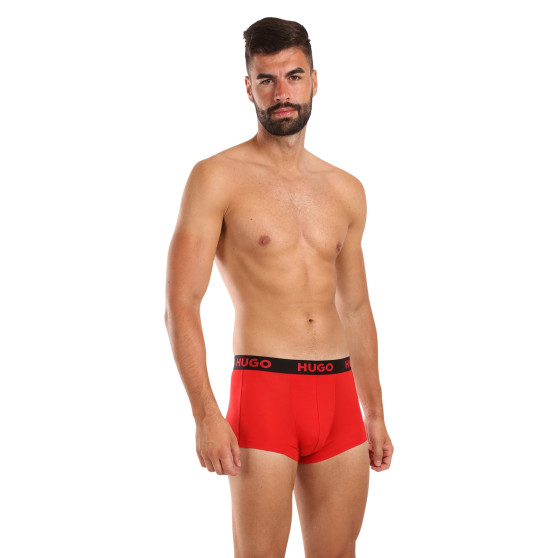 3PACK Boxers para homem HUGO multicolorido (50496723 982)