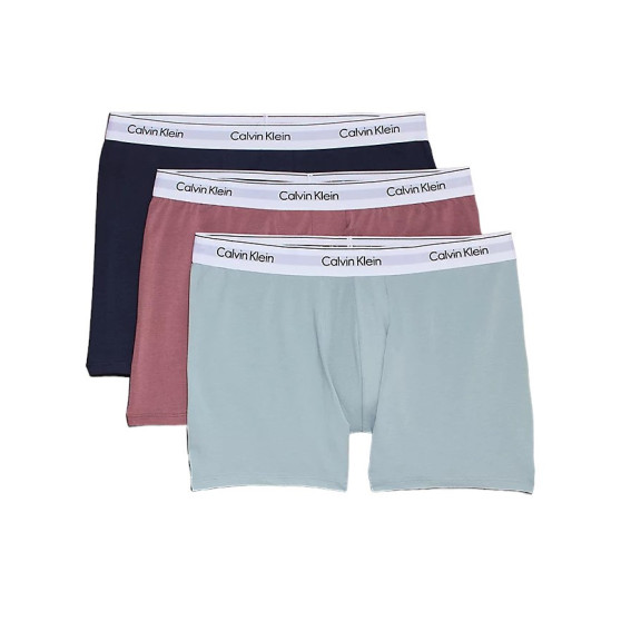 3PACK Boxers para homem Calvin Klein superdimensionado multicolorido (NB3378A-M8P)