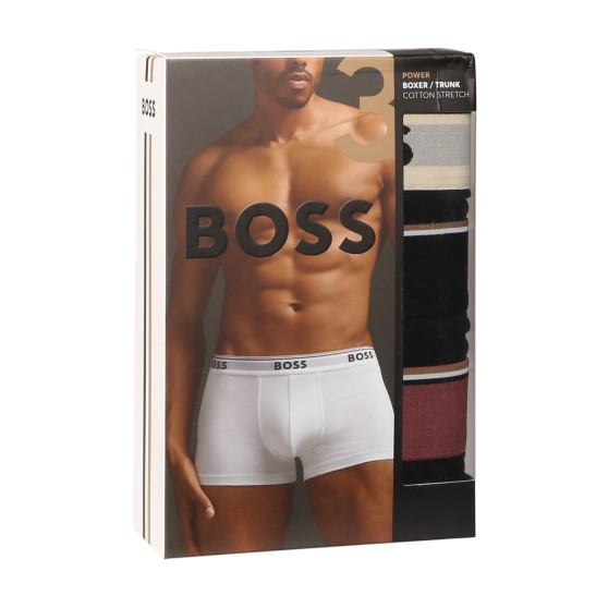 3PACK Boxers para homem BOSS multicolorido (50517827 978)