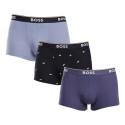 3PACK Boxers para homem BOSS multicolorido (50517829 964)