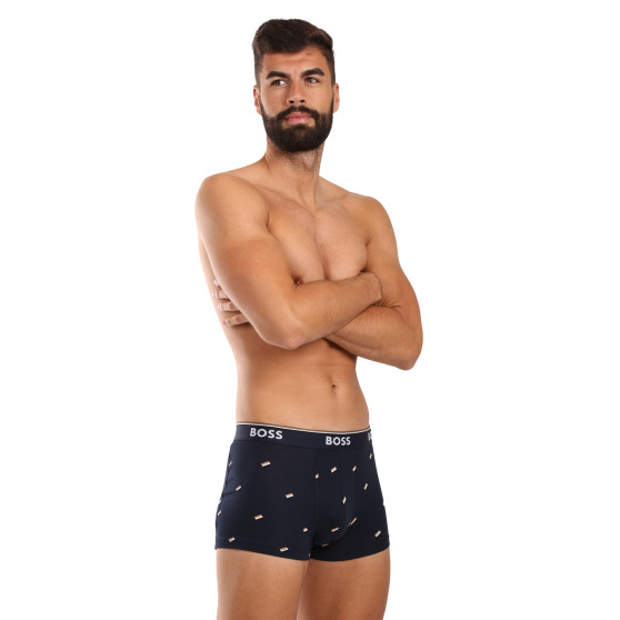 3PACK Boxers para homem BOSS multicolorido (50517829 964)