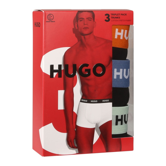 3PACK Boxers para homem HUGO multicolorido (50517878 961)