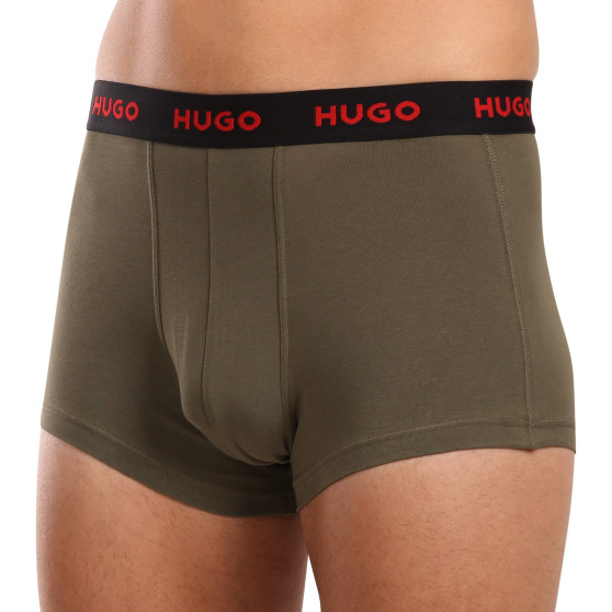 3PACK Boxers para homem HUGO multicolorido (50517878 964)