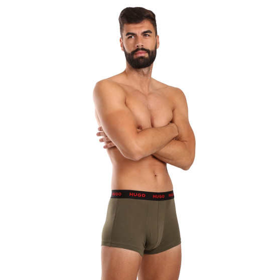 3PACK Boxers para homem HUGO multicolorido (50517878 964)