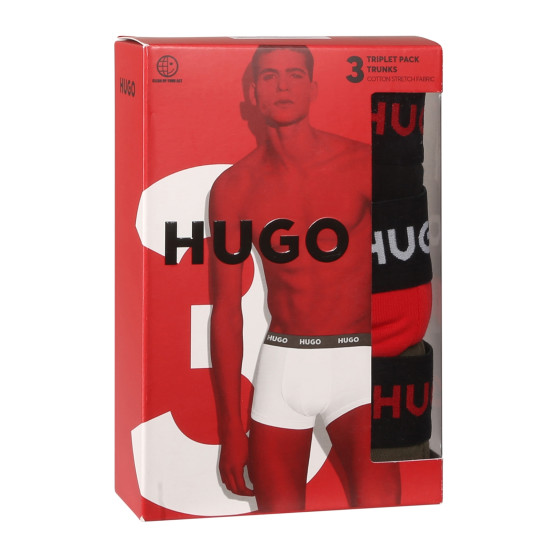 3PACK Boxers para homem HUGO multicolorido (50517878 964)