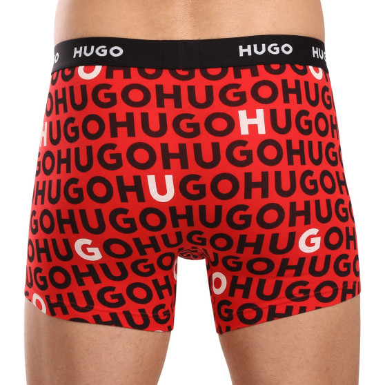 3PACK Boxers para homem HUGO multicolorido (50517887 978)