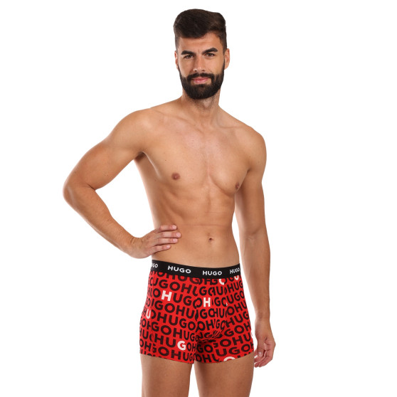 3PACK Boxers para homem HUGO multicolorido (50517887 978)