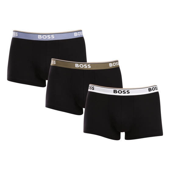 3PACK Boxers para homem BOSS preto (50517827 980)