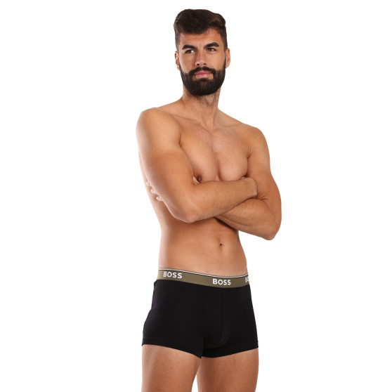 3PACK Boxers para homem BOSS preto (50517827 980)