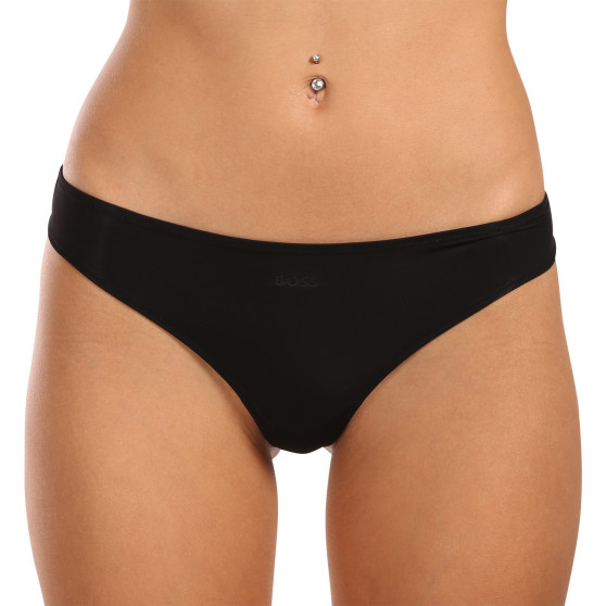 3PACK tanga para mulher BOSS preto (50520431 001)