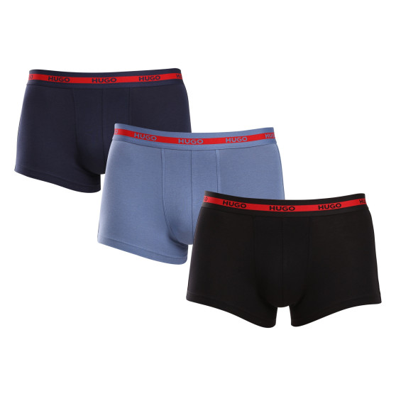 3PACK Boxers para homem HUGO multicolorido (50517883 970)