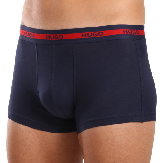 3PACK Boxers para homem HUGO multicolorido (50517883 970)