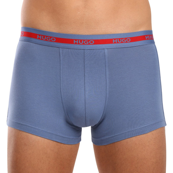 3PACK Boxers para homem HUGO multicolorido (50517883 970)