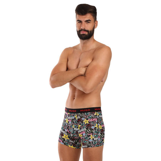 3PACK Boxers para homem HUGO multicolorido (50517887 979)