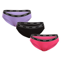 3PACK cuecas para mulher HUGO multicolorido (50480157 962)