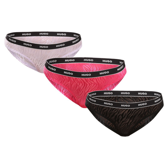 3PACK cuecas para mulher HUGO multicolorido (50523826 960)