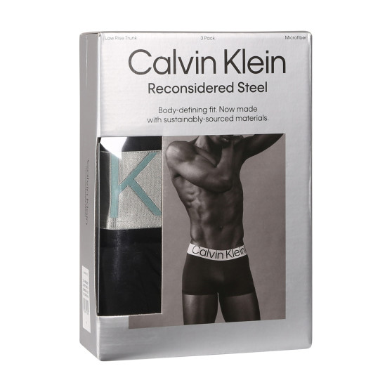 3PACK Boxers para homem Calvin Klein preto (NB3074A-QTE)