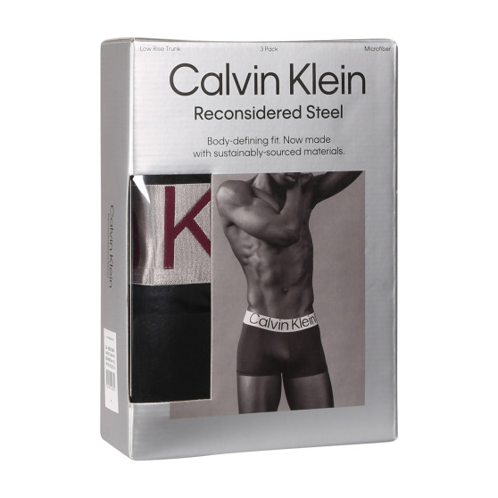 3PACK Boxers para homem Calvin Klein preto (NB3074A-MJ3)