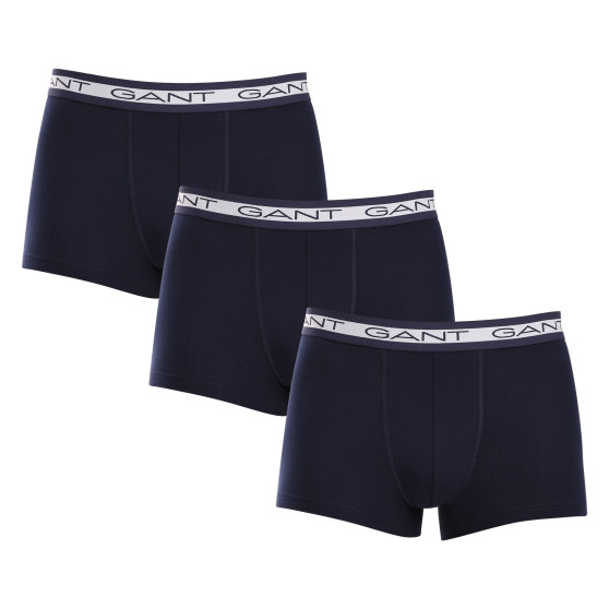 3PACK Boxers para homem Gant azul (900003053-410)