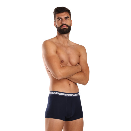 3PACK Boxers para homem Gant azul (900003053-410)