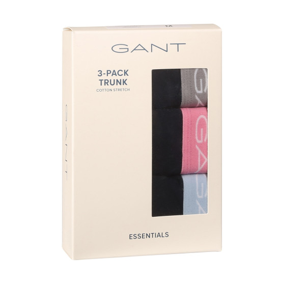 3PACK Boxers para homem Gant preto (902423003-649)