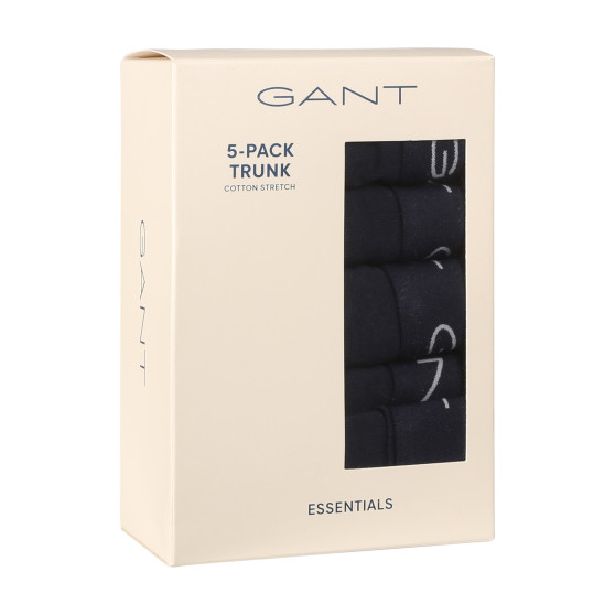 5PACK Boxers para homem Gant azul (900015003-410)