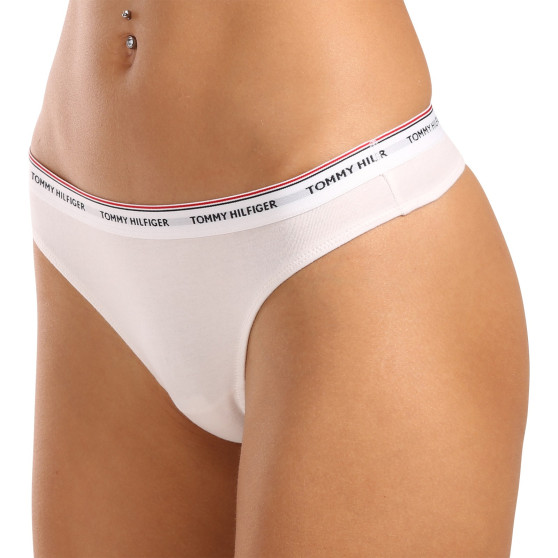 3PACK Tanga para mulher Tommy Hilfiger multicolorido (UW0UW04894 0VG)