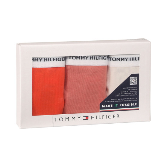 3PACK Tanga para mulher Tommy Hilfiger multicolorido (UW0UW04894 0VG)