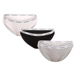 3PACK cuecas para mulher Calvin Klein multicolorido (QD5207E-MPI)