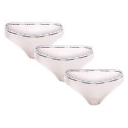 3PACK cuecas para mulher Calvin Klein multicolorido (QD5207E-NPA)