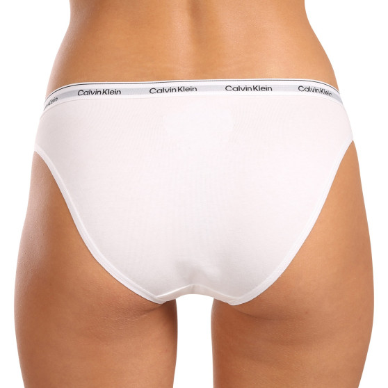 3PACK cuecas para mulher Calvin Klein branco (QD5207E-100)