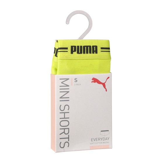 2PACK cuecas para mulher Puma amarelo (603033001 021)