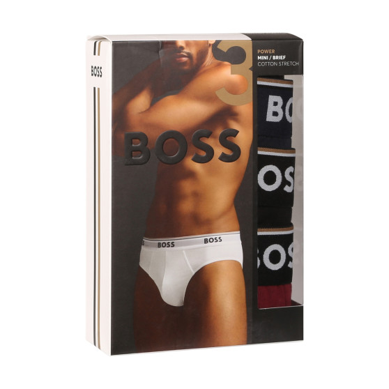 3PACK cuecas para homem BOSS multicolorido (50517826 976)