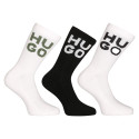 3PACK meias HUGO high multicoloridas (50518606 100)