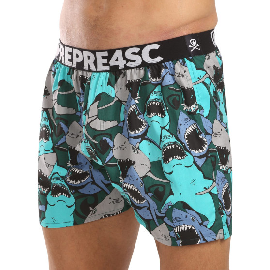 Represent Calções para homem exclusivos Mike Happy Sharks (R4M-BOX-0709)