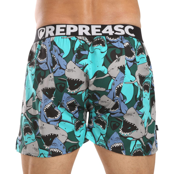 Represent Calções para homem exclusivos Mike Happy Sharks (R4M-BOX-0709)