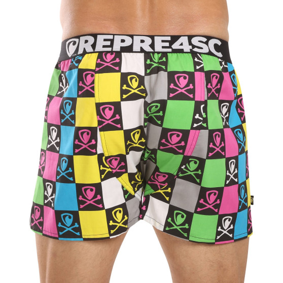 Represent Calções para homem exclusivos Mike Bones Monoscope (R4M-BOX-0718)