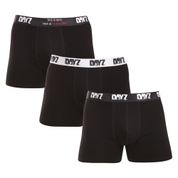 3PACK Boxers para homem DAYZ preto (DZ001)