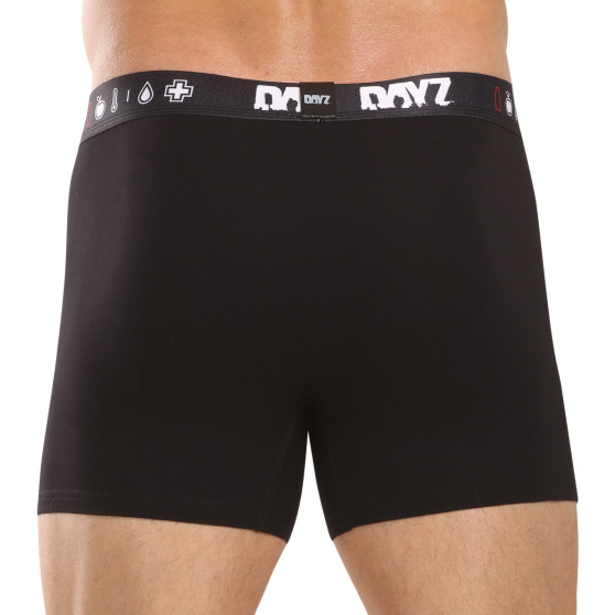 3PACK Boxers para homem DAYZ preto (DZ001)