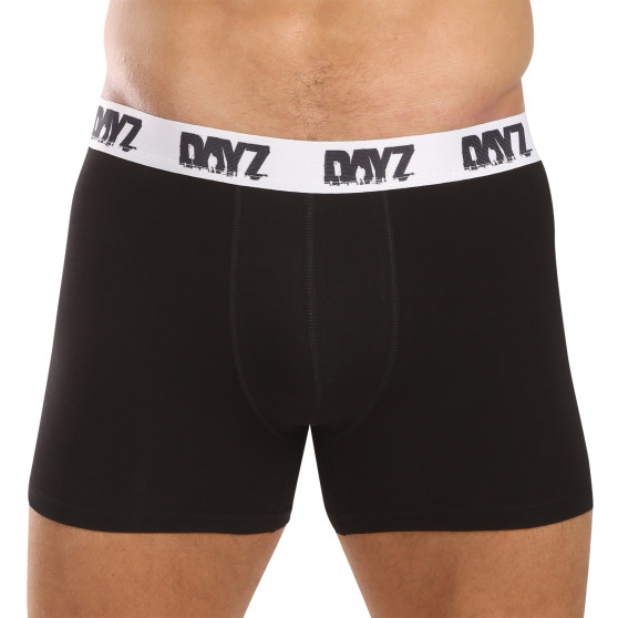 3PACK Boxers para homem DAYZ preto (DZ001)